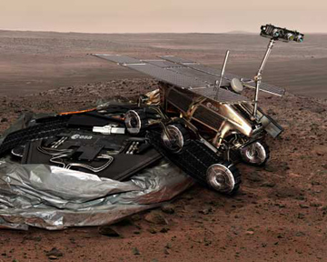 На Марс отправят два вездехода. Фото guardian.co.uk