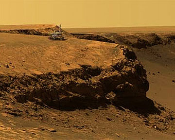 Марсоходы-"близнецы" "Спирит" и "Оппортьюнити" были запущены на Марс в 2004 году. Фото NASA