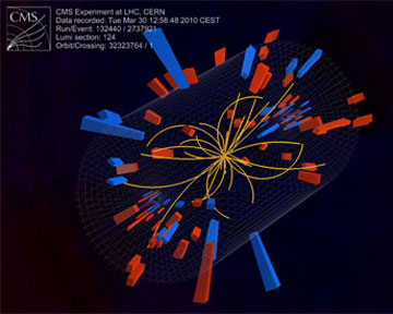 Работа коллайдера дала первые реальные результаты. Фото CERN