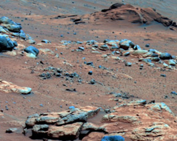 Особенно большие скопления оксидов железа Mars Express обнаружил по экватору. Фото NASA