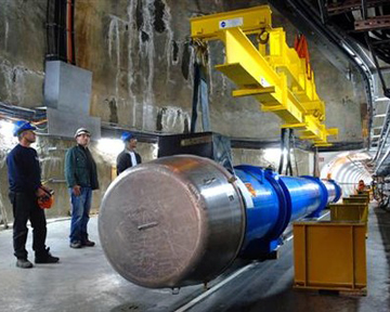 Остановка произошла в ночь с 28 на 29 мая из-за отключения линии напряжением 18 киловольт. Фото CERN