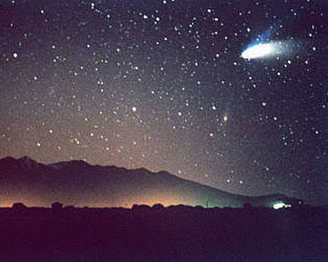Комета Хейла-Боппа, происходящая из облака Оорта. Фото NASA