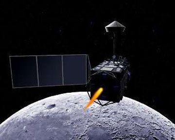 Зонд "Кагуя" является вторым японским искусственным спутником Луны. Фото JAXA