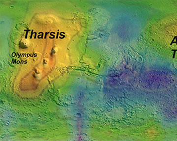 "Время жизни" метана в атмосфере Марса составляет менее одного года. Фото Аrc.nasa.gov