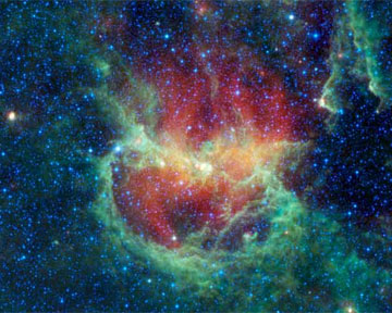 Туманности находятся на расстоянии несколько тысяч световых лет от Земли. Фото Space.com